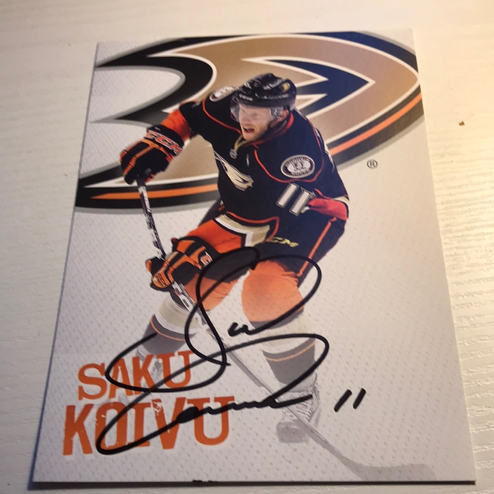 Saku Koivu Signed Photo